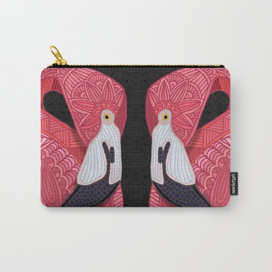 Pink Flamingos 2016 (black) Carry-All Pouch