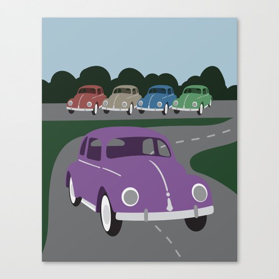 V Bug Canvas Print