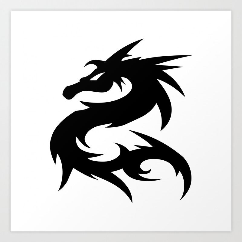 Dragon Art Hd Design Art Print By Hdx Society6