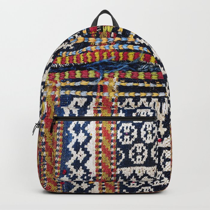 Qashqa’i Khorjin  Antique Fars Persian Tribal Bag Backpack