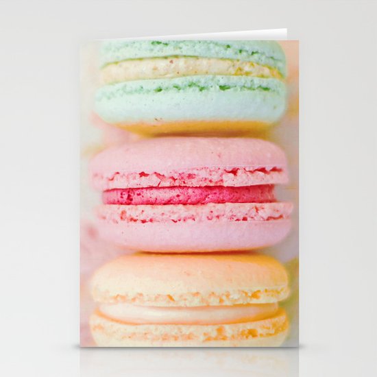 Happy Macarons Stationery Cards