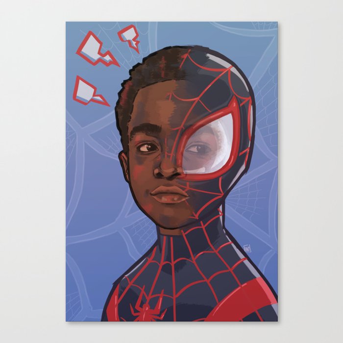 Miles Morales Canvas Print By Inmalmansa Society6