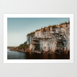 Tobermory Cliffs Art Print