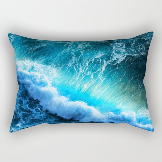 Waves IIV Rectangular Pillow