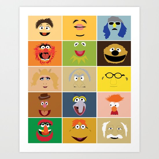 We Are the Muppets Art Print