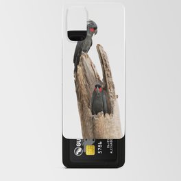 Palm Cockatoo breeding pair at the nest tree Android Card Case