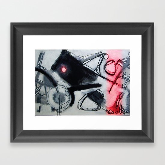 peak hour Framed Art Print