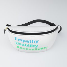 Empathy Usability Accessibility - UX Design Fanny Pack