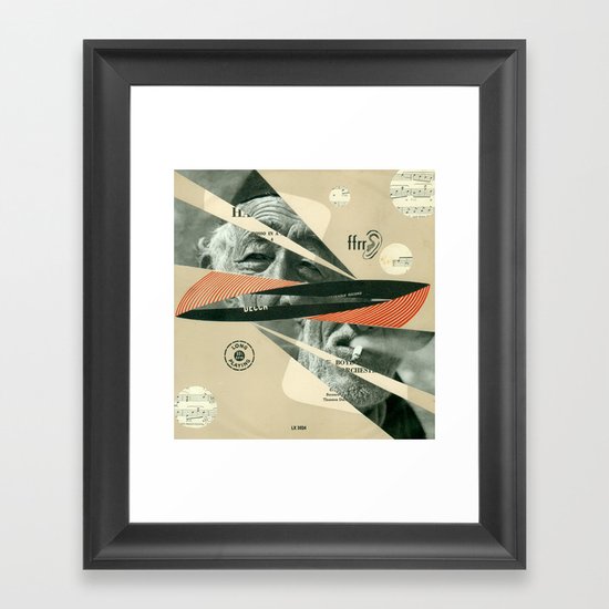 Smoke Symphony Framed Art Print