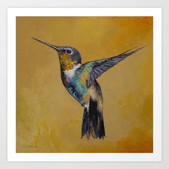 Hummingbird Art Print
