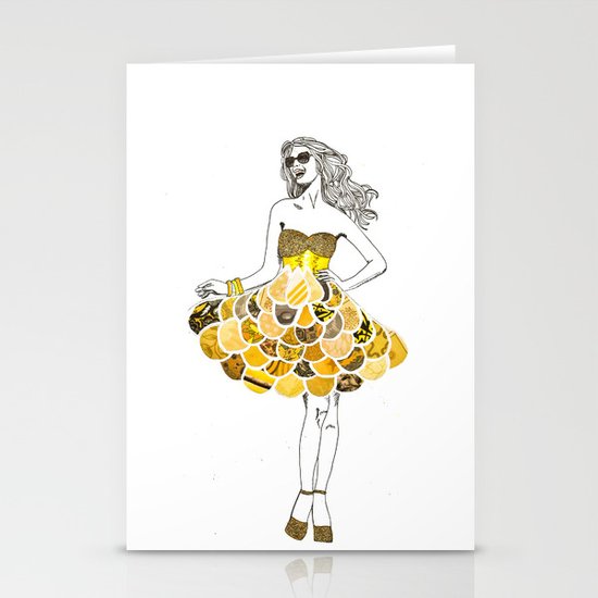 The Yellow Dress Stationery Cards