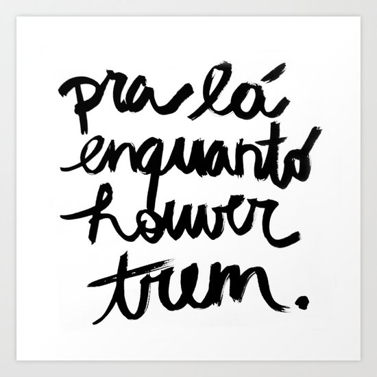 Trem Art Print