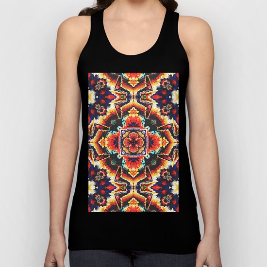 Geometric Motif Unisex Tank Top