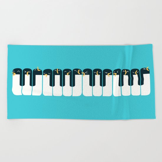 The Choir of Antarctica Beach Towel