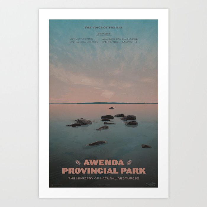 Awenda Provincial Park Art Print