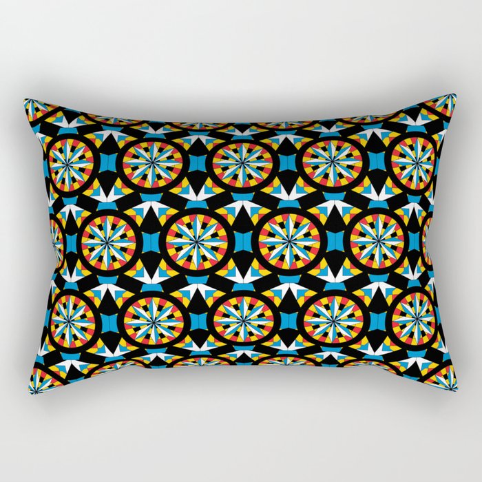 Geometric Pattern III - Festiv Rectangular Pillow