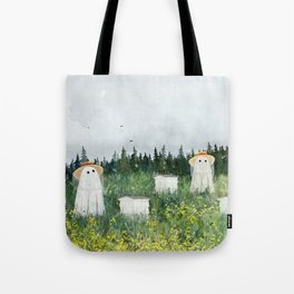 There's Ghosts By The Apiary Again... Tote Bag