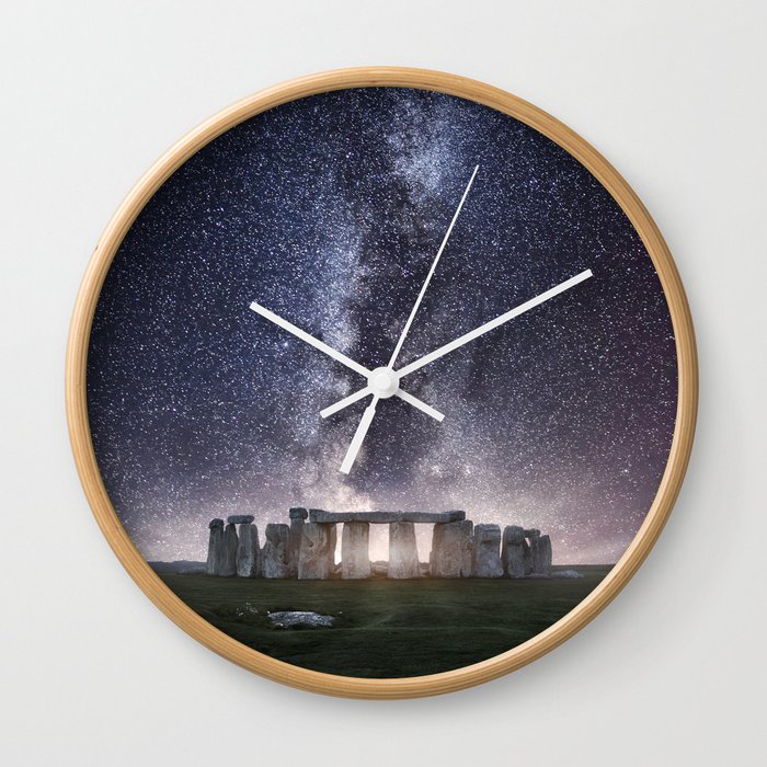 Stonehenge - Milky Way Wall Clock