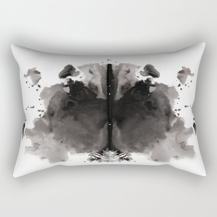 Rorschach test 4 Rectangular Pillow
