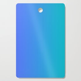Turquoise Blue Gradient Cutting Board