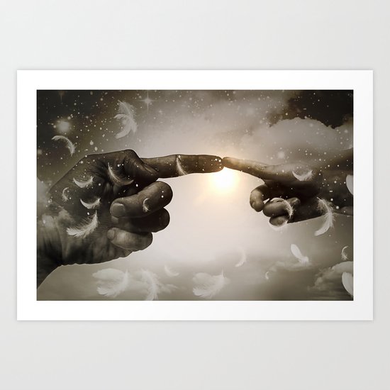 Divine Connection Art Print