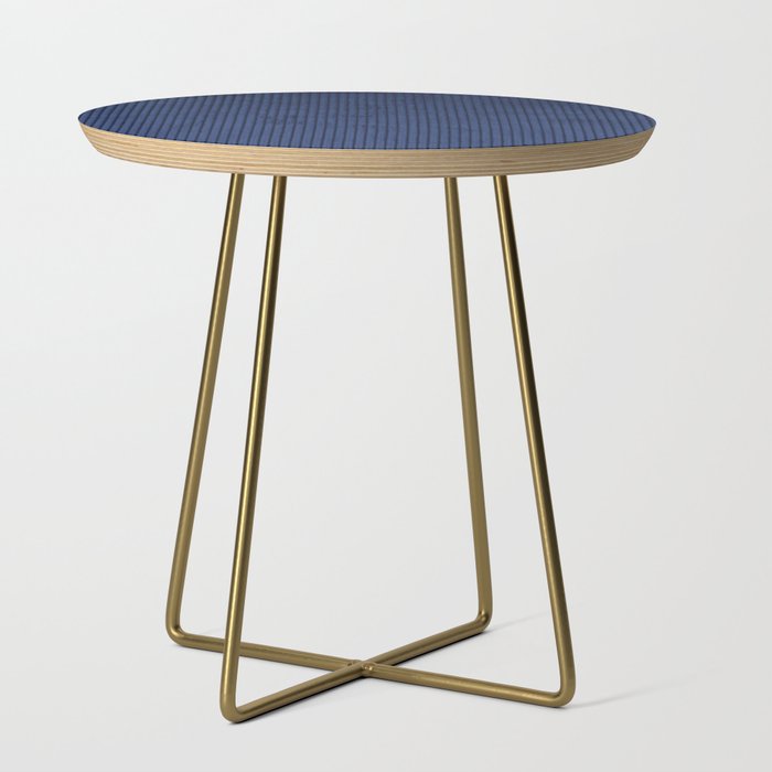 blue corduroy Side Table