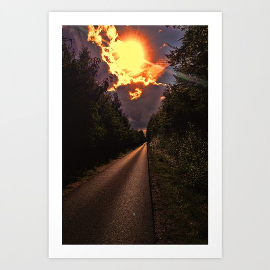 Sundown Art Print