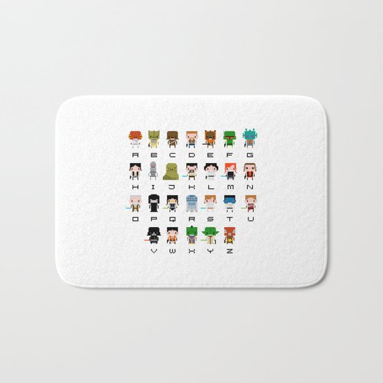 Star Wars Alphabet Bath Mat