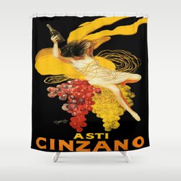 Vintage poster - Asti Cinzano Shower Curtain