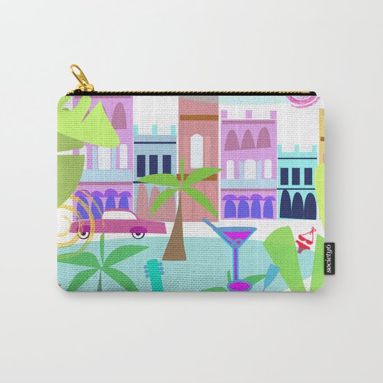 Cuban Holiday Carry-All Pouch