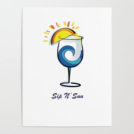 Sip N' Sun Poster