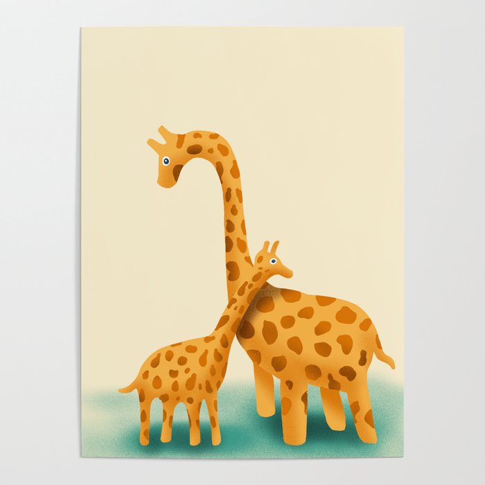 Giraffes Poster