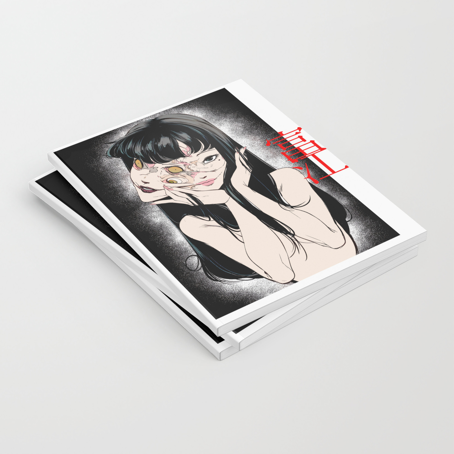 Tomie Junji Ito Minimalist Anime Poster Notebook By Decordeck Society6 Ito junji, born july 31, 1963) is a japanese horror mangaka. tomie junji ito minimalist anime poster notebook