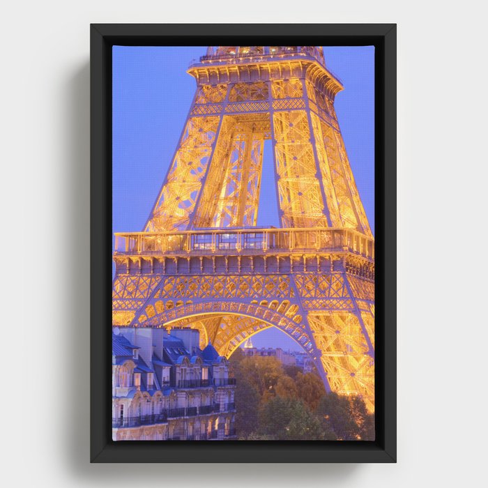 Eiffel Tower Framed Canvas