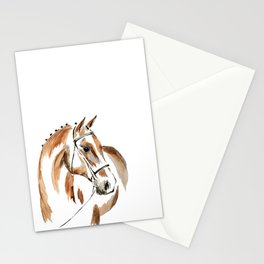 Bay Watercolour Horse Stationery Cards