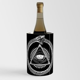 Ouroboros Occult Masonic Eye Providence Illuminati Wine Chiller