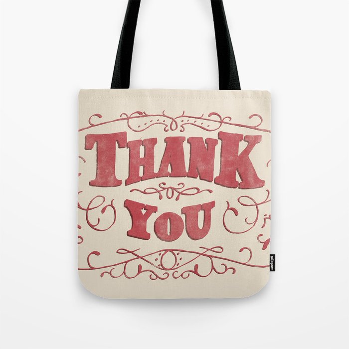 thank you tote bag