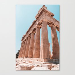 Akropolis Athens Greece | Travel Photography Europe Canvas Print