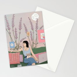 Work From Home Stationery Card