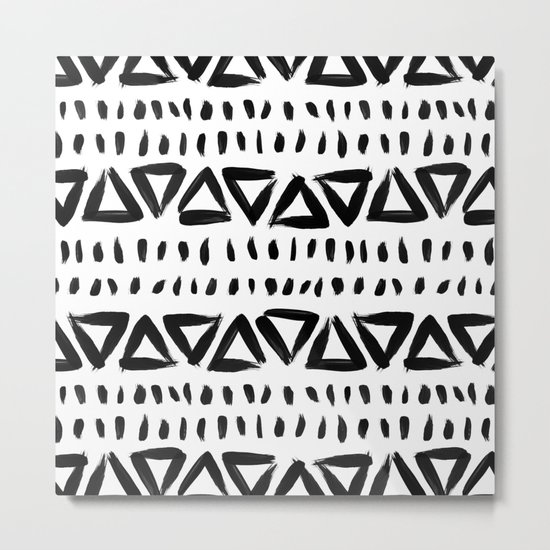 Brush Stroke Metal Print