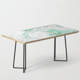 Mint & Gold Marble 08 Coffee Table