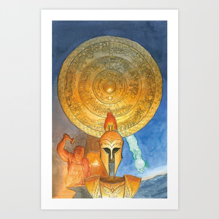 The Shield of Achilles Art Print