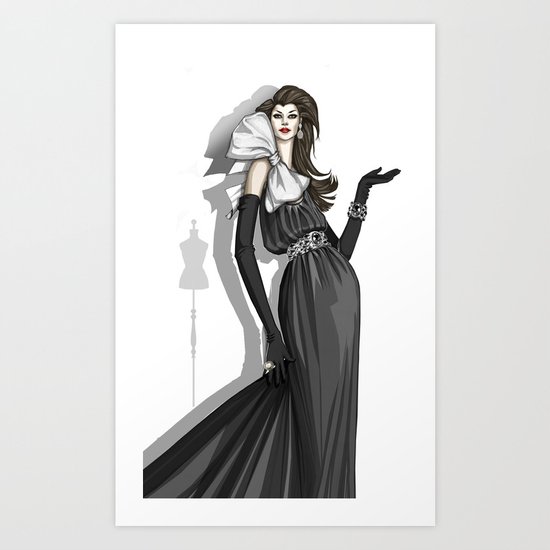 Black Art Print