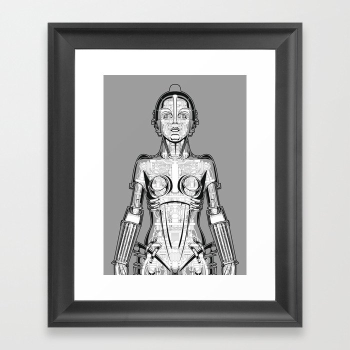 Get Wallpaper Metropolis Robot Anatomy Framed Art Print By Yvesjosemalgorn Society6 Free