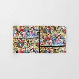 Mario Hand Bath Towels For Any Bathroom Decor Society6