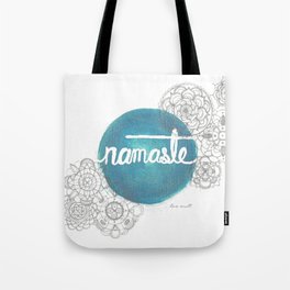 Namaste Mandala  Tote Bag