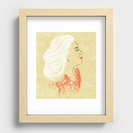 Toni Morrison Recessed Framed Print