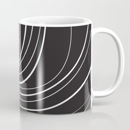 B & W Abstract Line II Coffee Mug