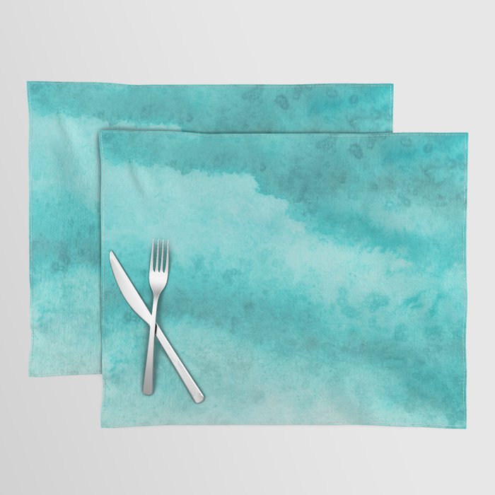 Celeste Blue Light Placemat