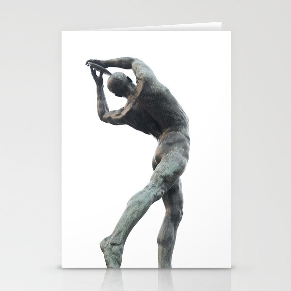 Olympic Discus Thrower Statue #2 #wall #art #society6 Stationery Cards